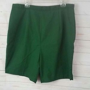 Bergman Vintage 36” Waist green sportswear shorts koratron Pin-Up